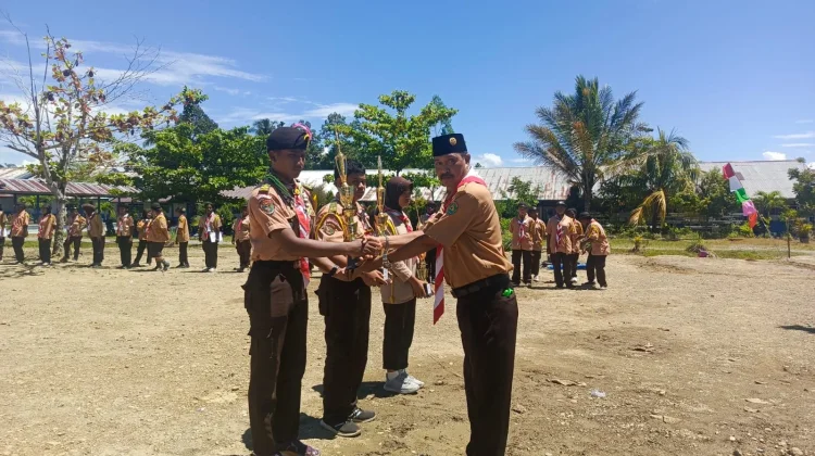 Kwartir Ranting Nabire Gelar Perjusami Bagi Pramuka Penegak