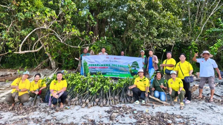 Memperingati HUT ke-67 SAGING  KBI Papua Tengah Ajak Warga Menanam Pohon