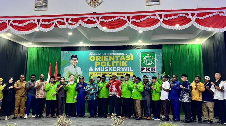 Resmi Dikukuhkan, Berikut Susunan Pengurus DPW PKB Papua Tengah Periode 2026-2031