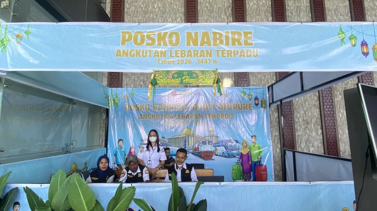 Posko Lebaran Bandara Nabire Berjalan Lancar, Penumpang Terlayani Optimal
