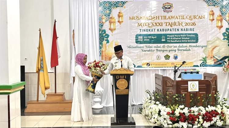 Wakil Bupati Nabire Resmi Membuka MTQ ke-31 Tingkat Kabupaten Nabire