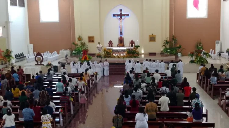 Umta Paroki Kristus Raja Nabire, Diajak Menjadi Saksi Kebangkitan Kristus