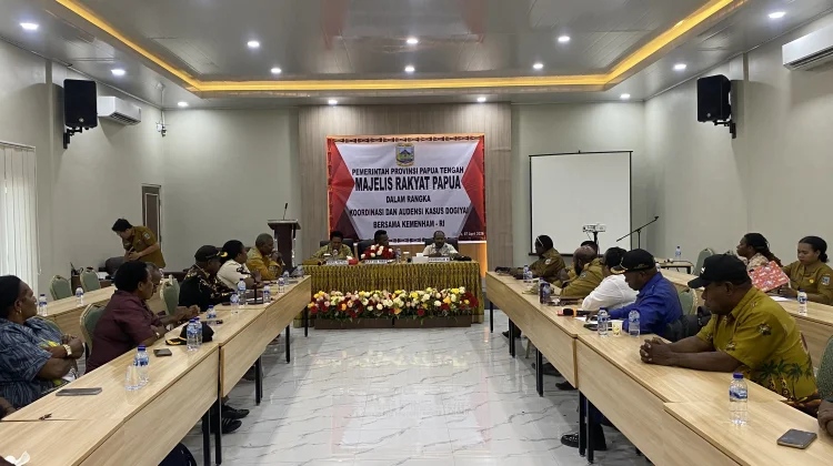 MRP Papua Tengah Dorong Penyelesaian Hukum dan Solusi Damai Terkait Kasus Dogiyai