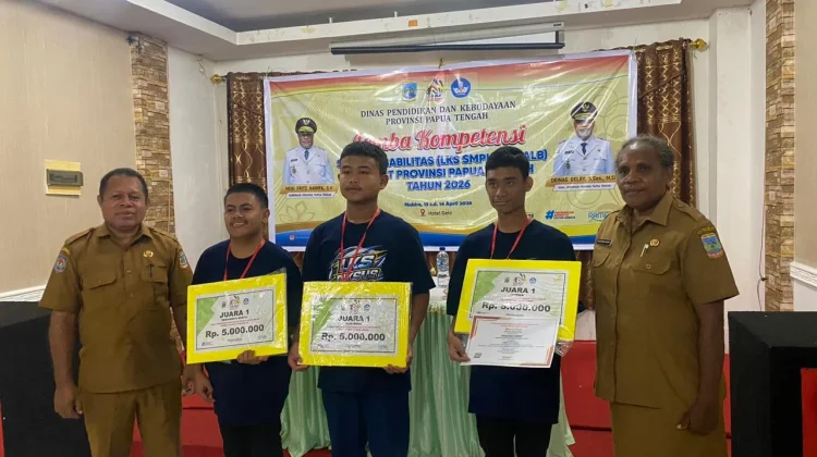 Penutupan LKS Disabilitas Papua Tengah, Juara Siap ke Nasional