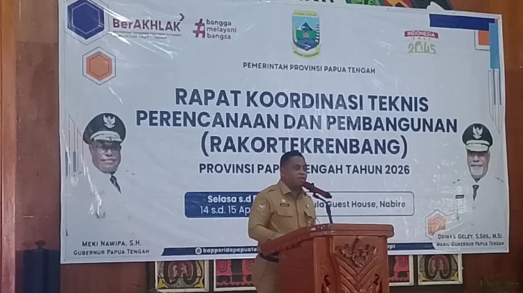 Pemprov Papua Tengah Gelar Rakortekbang Tahun 2026,  Bahas Sejumlah Hal Penting