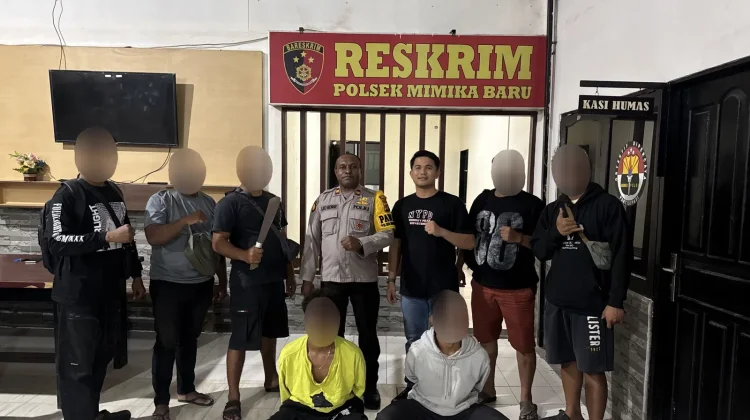 Dua Pemuda Pelaku Pengeroyokan Mahasiswa di Mimika Ditangkap Polisi