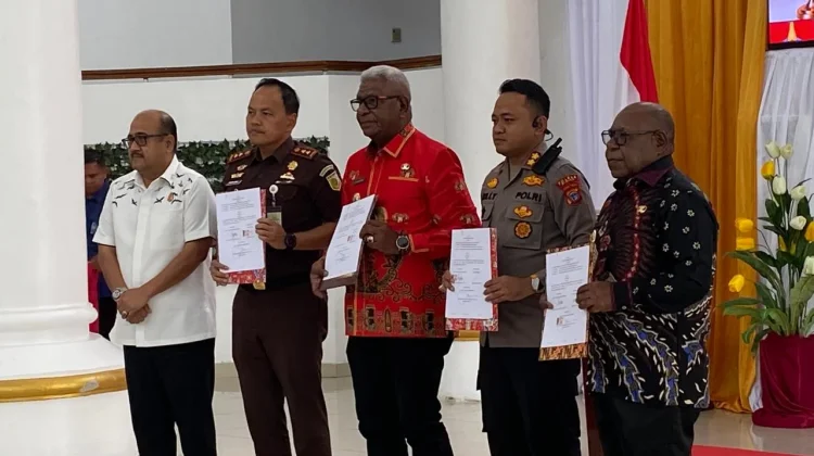 Pemkab Mimika Perkuat Sinergi APH, lewat Kerja Sama Pengawasan Hukum