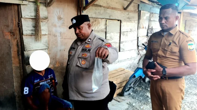 Penertiban Sopi di Pasar Sentral Timika, 10 Paket Diamankan Aparat