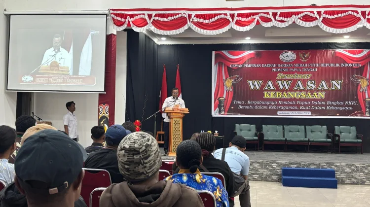 Gelar Seminar Kebangsaan, Gubernur Papua Tengah Apresiasi BMP Papua Tengah