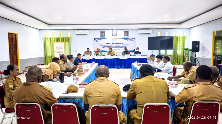 Dinas Ketahanan Pangan Nabire Gelar Rakordis  Penyaluran Bantuan Pangan