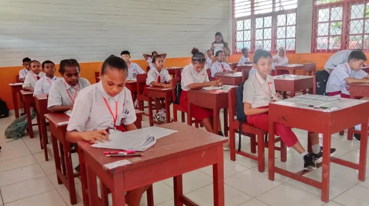 Sebanyak 85 Siswa SD Negeri Inpres Kalibobo Nabire Ikuti Hari Pertama PSAJ