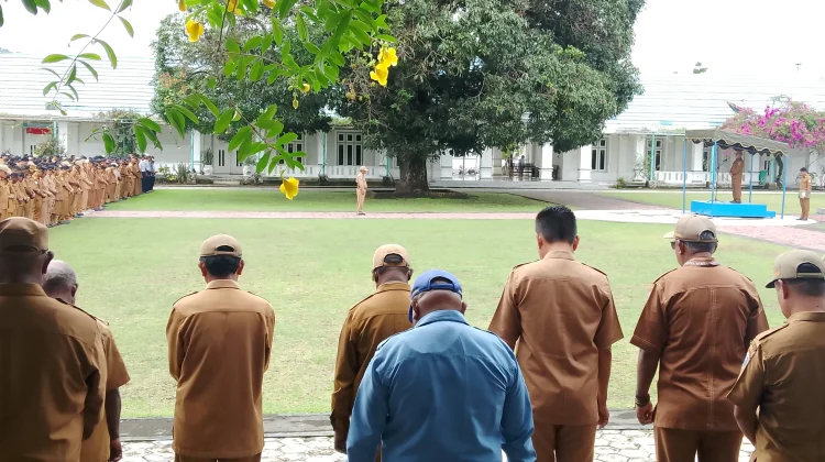 Apel Gabungan ASN Awal Bulan Mei 2026 di Lingkungan Pemkab Nabire