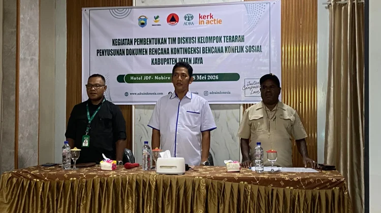 Pemkab Intan Jaya Dan ADRA, Susun Kontinjensi Bencana Konflik Sosial Intan Jaya
