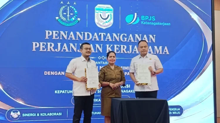 BPJS Ketenagakerjaan Gandeng Kejari Lindungi Hak Pekerja Mimika