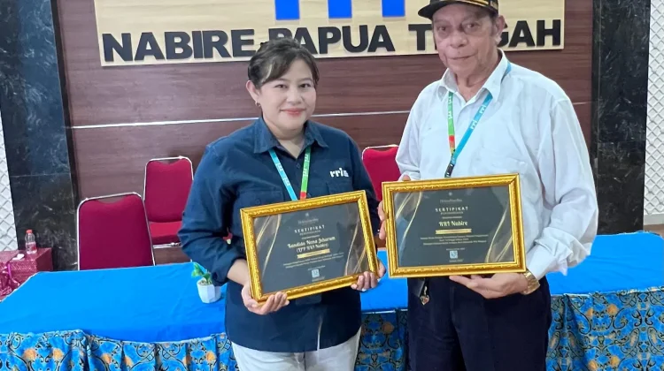Apresiasi Anugerah Reksa Bandha: LPP RRI Nabire Sukses Sabet Satu Penghargaan