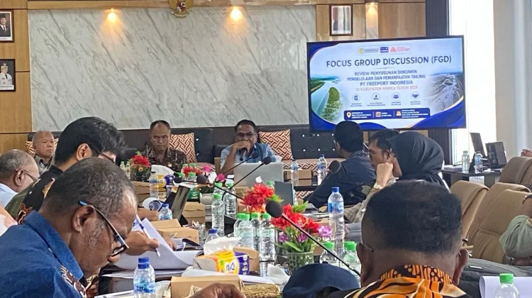 Pemkab Mimika Bahas Masterplan Tailing dan Lokasi Stockpile