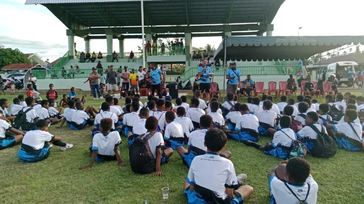PFA Cari Bakat Nabire 2026 Resmi Dibuka, 132 Peserta Ikut Seleksi Hari Pertama