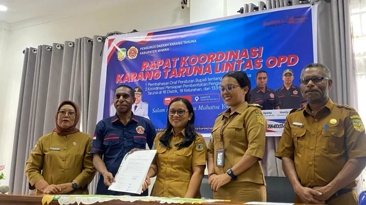 Karang Taruna Mimika Susun Perbup dan Bentuk Pengurus Distrik
