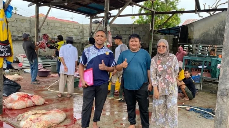 Pemeriksaan Hewan Qurban di Mesjid Agung Babussalam Mimika Berjalan Aman