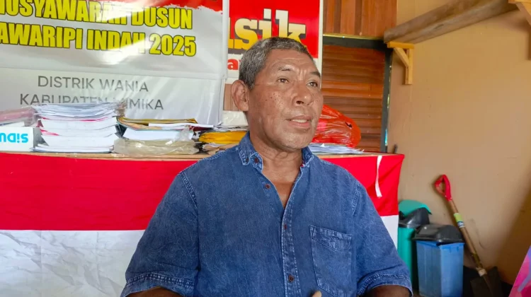 Kampung Nawaripi  Mimika Bangun SDM Pemuda lewat Balai Latihan Kerja