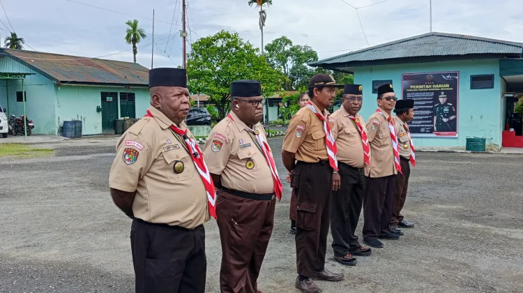 Kwarcab Nabire Apresiasi Kodim 1705 Nabire dalam Kegiatan Persami KKRI 2026