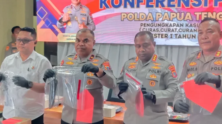 Polda Papua Tengah Catat 307 Kasus C3 dalam Lima Bulan, Begal Masih Mendominasi