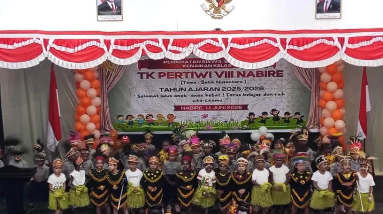 TK Pertiwi 8 Nabire Gelar Penamatan Siswa  dan  Kenaikan Tingkat Kelompok A
