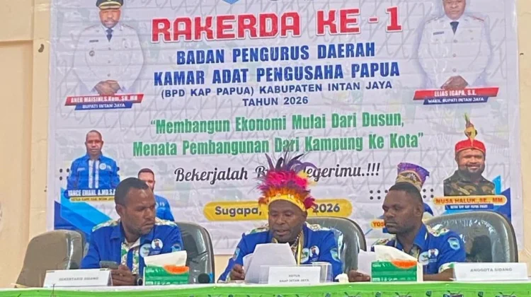 BPD-KAPP Intan Jaya Sukses Gelar Rakerda I Tahun 2026, Tetapkan 8 Program Strategis