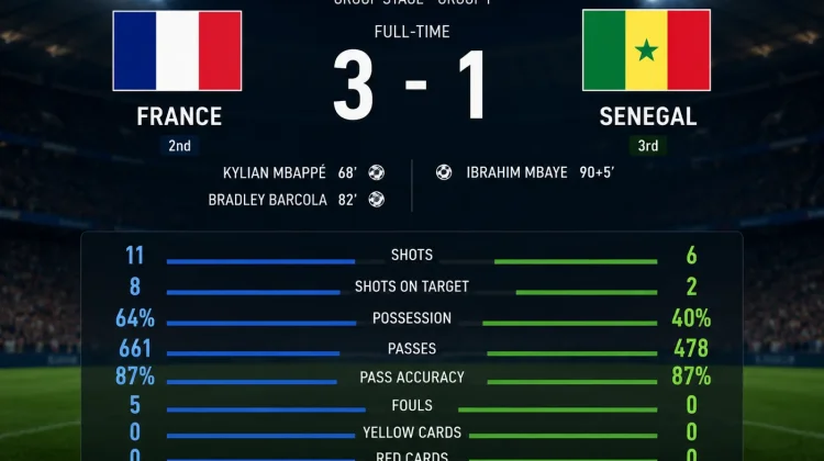 Prancis Tunjukkan Kelasnya, Senegal Takluk 3-1 di Piala Dunia FIFA 2026