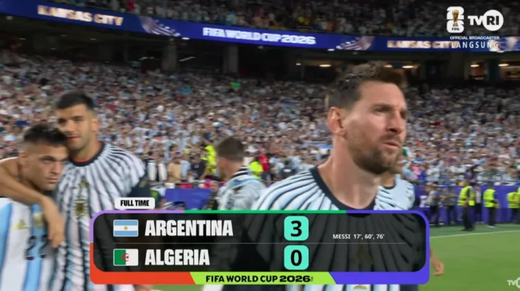Argentina Pesta Gol, Messi Cetak Hat-trick dan Antar Albiceleste Kokoh di Grup J