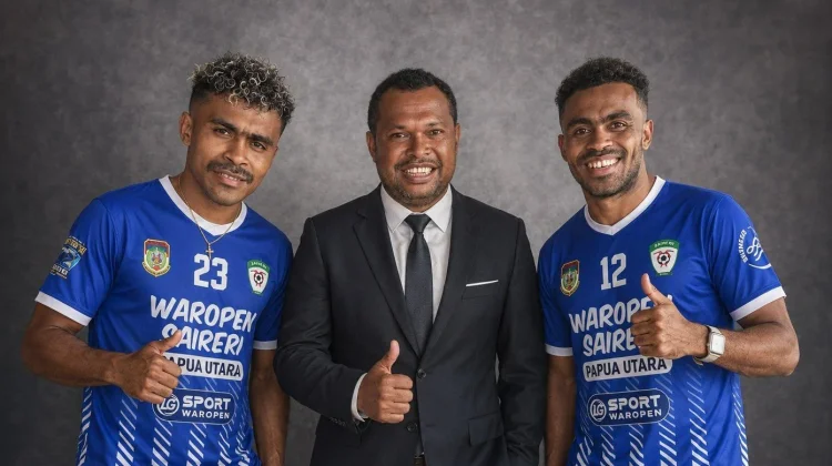 Efraim Wambrauw Ungkap Alasan Datangkan Sayuri Bersaudara ke Bupati Cup Nabire