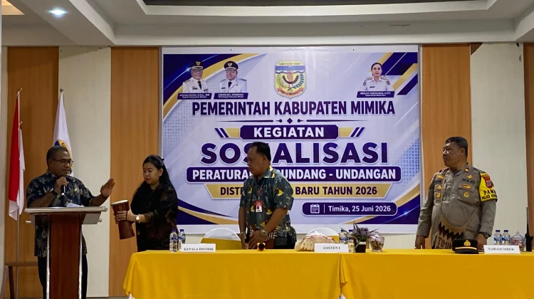 Sosialisasi Perundang-undangan Perkuat Tertib Hukum di Mimika Baru