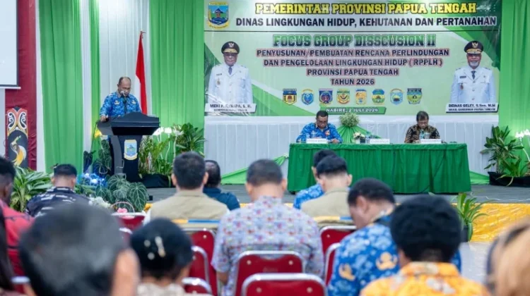 RPPLH Sejalan Dengan Visi Gubernur, Wujudkan Papua Tengah Emas yang Adil, Berdaya Sa