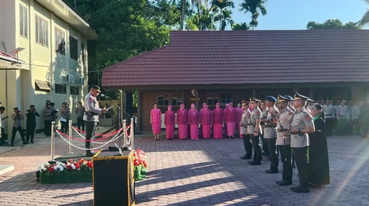 Kapolda Papua Tengah Pimpin Sertijab Pejabat Utama dan Kapolres