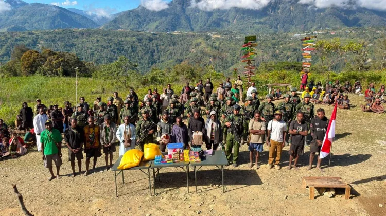 Operasi Koops TNI Habema Sita Sejumlah Senjata di Intan Jaya