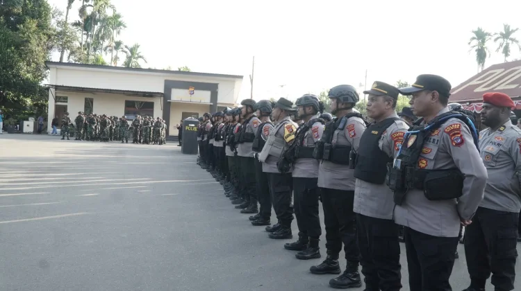 Polres Nabire Siagakan 650 Personel Amankan Aksi Penyampaian Aspirasi