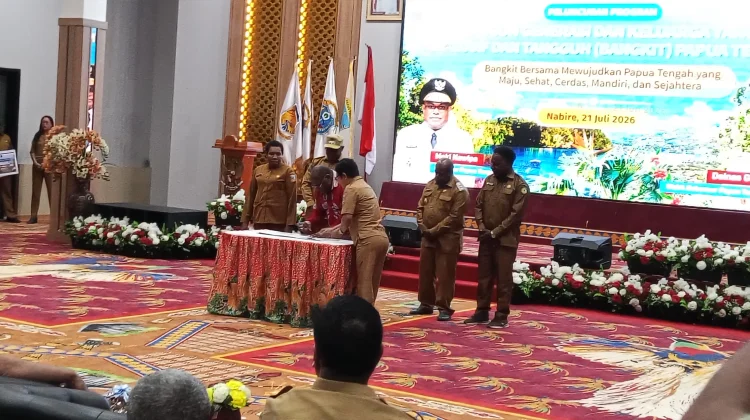 Pemprov PT Resmi  Luncurkan Program  BANGKIT  Papua Tengah