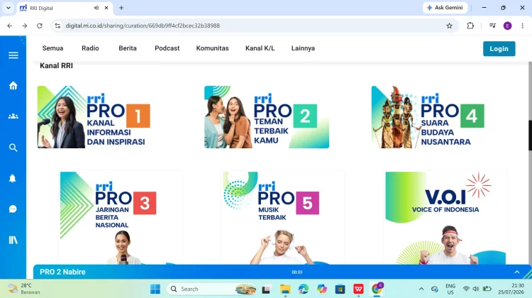 Cara Mudah Akses Siaran RRI lewat RRI Digital
