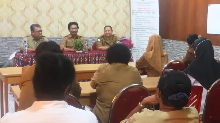 Sekda Nabire Tekankan Pelayanan Sosial Dalam Monitoring Di Puskesmas Kota Lama