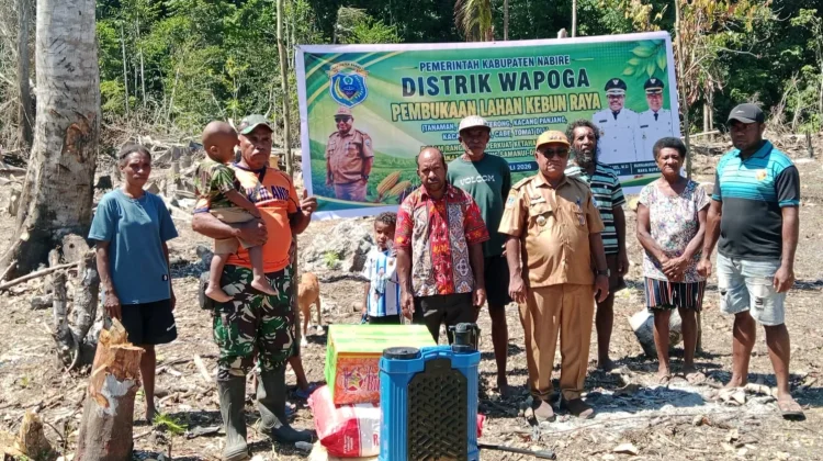 Pembukaan Lahan Kebun di Kampung Samanui Distrik Wapoga Nabire