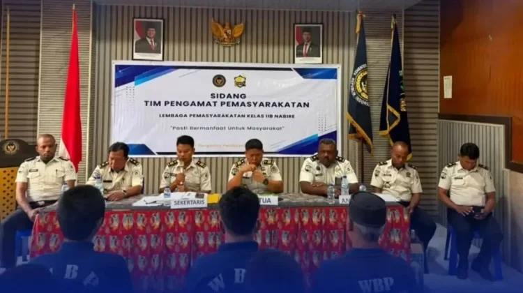 Hak Bagi WBP di lakukan Sidang TPP Usulan Integrasi dan Remisi di Lapas Nabire