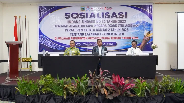 BKN Targetkan ASN Papua Tengah Gunakan E-Kinerja Tahun Ini
