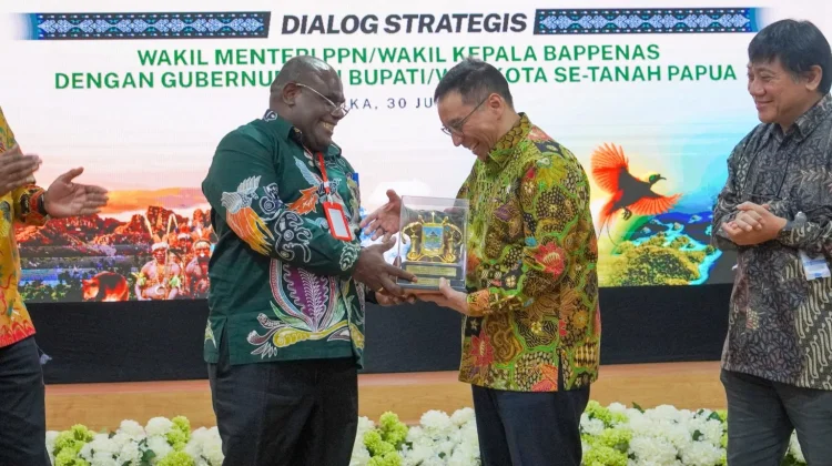 Gubernur Meki Nawipa Paparkan 12 Poin Kesepakatan Timika ke Bappenas