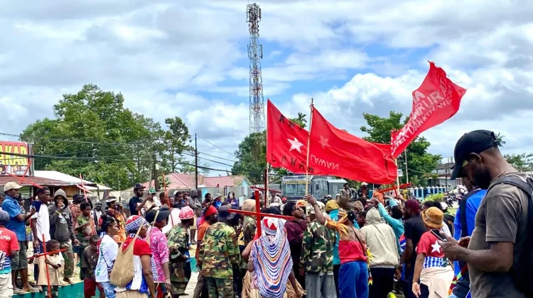 KNPB Timika Buka Mimbar Aspirasi, Soroti Situasi yang Terjadi di Papua