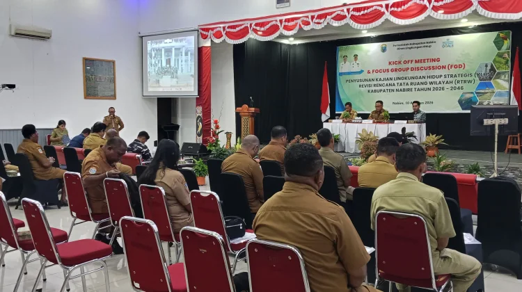 Pemkab Nabire Gelar Kick Off Meeting FGD KLHS dan RTRW 2026-2046