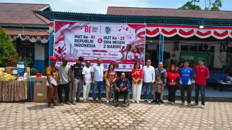 HUT ke-22 SMA Negeri 2 Nabire, Dina Pidjer Dorong Prestasi