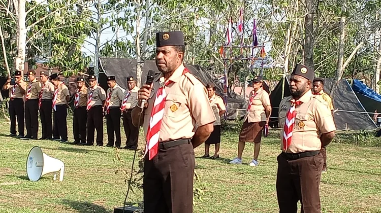 Kwarcab Nabire Gelar Perkamahan Bersama Peringati Dua momen Penting