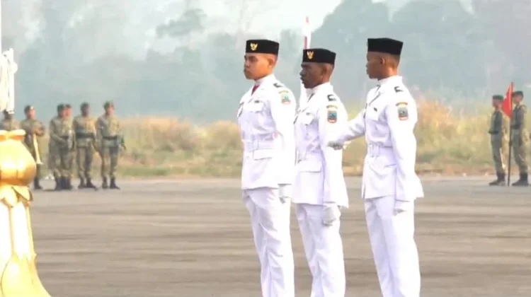Dua Paskibraka Paniai Bagikan Kisah Perjuangan di Pasukan Delapan