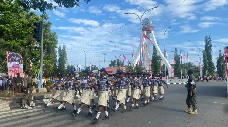 Ini Daftar Juara Gerak Jalan Indah HUT ke-81 RI di Nabire