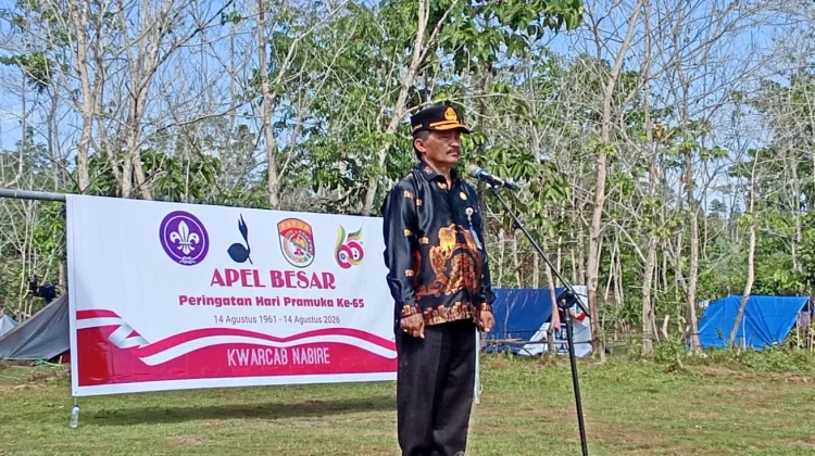 Bupati Nabire Mesak Magai Berharap Pembinaan Pramuka Terus Ditingkatkan